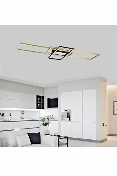 NZL Lighting Plafonyer Dikköşeli Led Avize Salon Avize ve Oturma Odası Avize