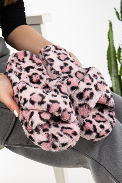 Jackers Papuci de casă Cross pentru femei Papuci de iarnă din lână