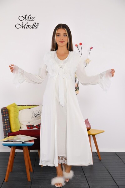 Miss Mirella Lohusa Gecelik Sabahlık Gizli Emzirme Bölmeli