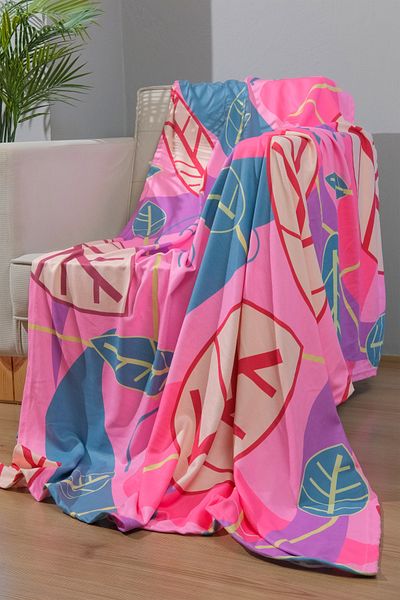 Caymoon Printed Fleece Single Blanket 130X170 (in Home, Picnic, Car)