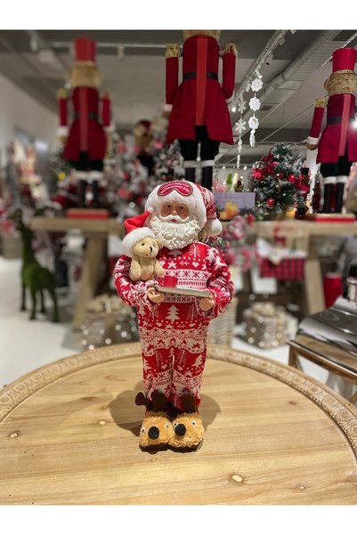 JC HAPPY SUGAR SANTA Pijamalı Noel Baba 45cm