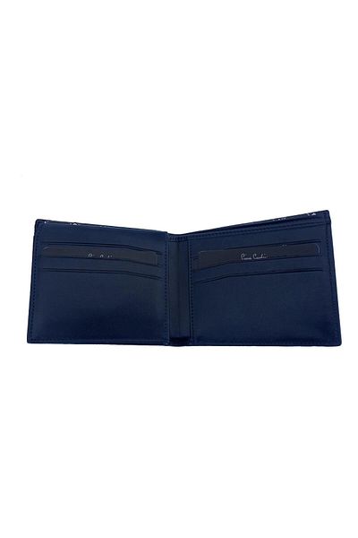 Pierre Cardin Navy Blue Genuine Leather Slim Model Men's Wallet
