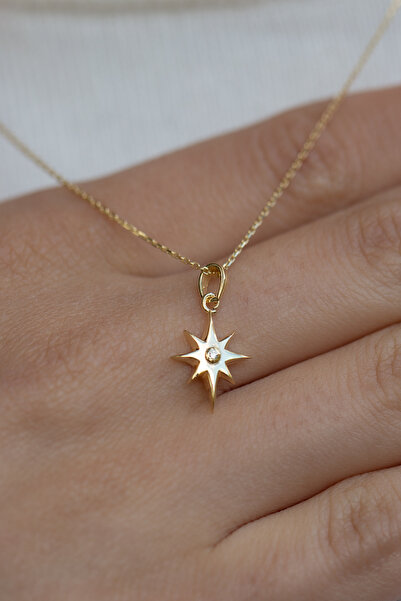 Çgk Çiğdem Gürel Kuyumculuk Kuzey Yıldızı Altın Kolye