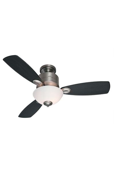 Hunter Fan Kohala Bay Antik Kalay 122 Cm. Aydınlatmalı Tavan Vantilatörü