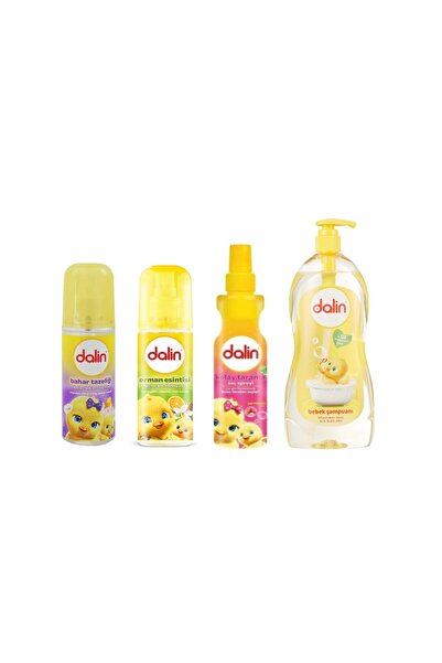 Dalin Bebek Şampuanı 900 ml+ Saç Spreyi Kolay Tarama 200ml+ Bebek Kolonyası 100 ml 2'li