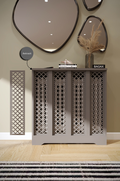 BAGAX Zeugma Model, Antrasit Renk,iç Ölçü 76 Cm Dış Ölçü 80 Cm Petek Kaplama,...