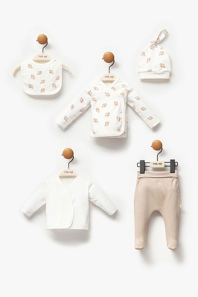 Moi Noi 5-Piece Dino Model Newborn Hospital Release Set