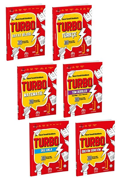 Model Eğitim Yayınları 1.Sınıf Turbo 2.Dönem Eğitim Seti (6 Kitap)