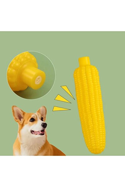 MadPet Evcil Hayvan Sesli Mısır Modelli Isırma Oyuncak