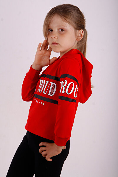 Toontoy Girls' Be Proud Printed Sweatshirt