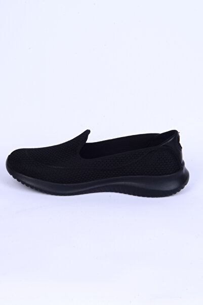 Pierre Cardin 30168 Sneaker Esnek Bağcıksız Ortopedik Taban Siyah Günlük Kadın Spor Ayakkabı