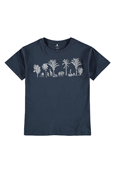 Name it تي شيرت بأكمام قصيرة - أزرق داكن