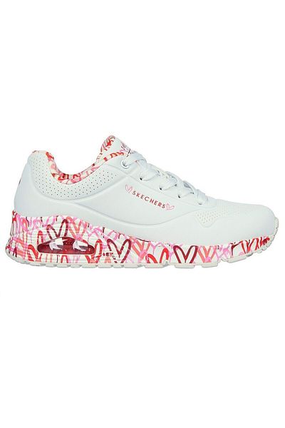 SKECHERS Dámské tenisky Skechers Uno - Loving Love, růžové