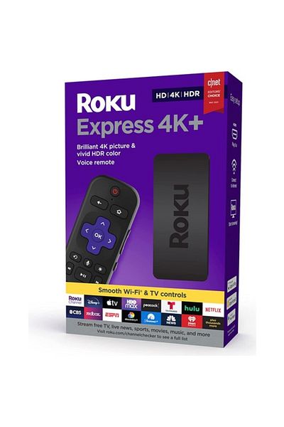ROKU مشغل الوسائط Express 4k+