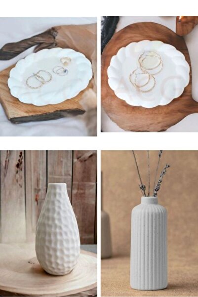 muffag 6 vaze decorative nordice boeme - Set de 4 obiecte decorative pentru p...