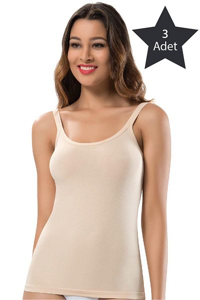 ERDEM İÇ GİYİM Erdem 3-pack Ten Strap Athlete 2166