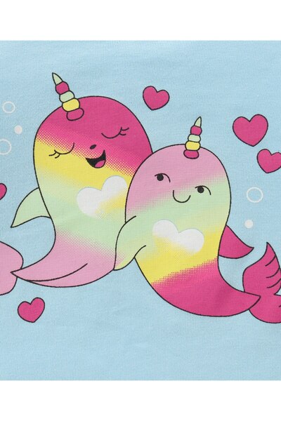 Babyhug 100% Cotton Knit Full Sleeves T-Shirt With Graphics - Blue