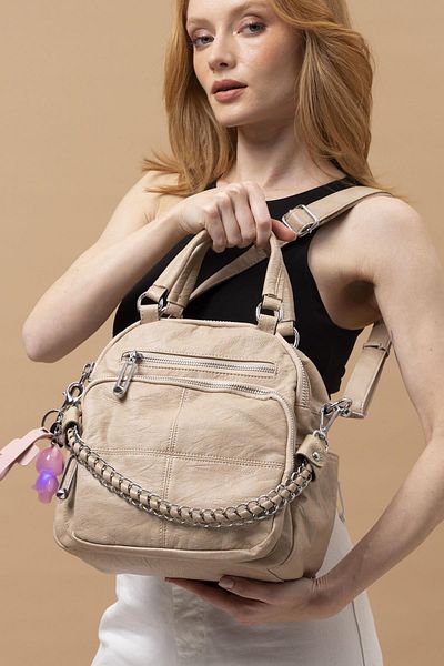 Matthew Cox Sç byn1022 women's hand & backpack beige