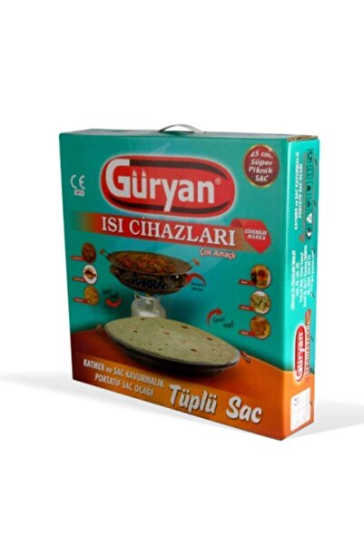 GÜRYAN Portatif Yufka Ekmek Kavurma Sacı Tüplü
