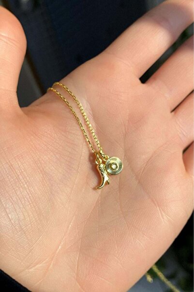 Spossy Silver Jewelry 925 Ayar Gümüş, 14 Ayar Gold, Minimal Kovboy Çizme ve Ş...