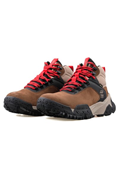 Timberland Motion Scramble Mid Lace Up Gtx Erkek Outdoor Botu TB0A68NYW071 Kahverengi