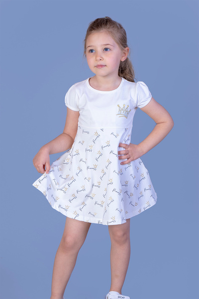 Toontoy Φόρεμα για κορίτσια με κεντημένο στήθος