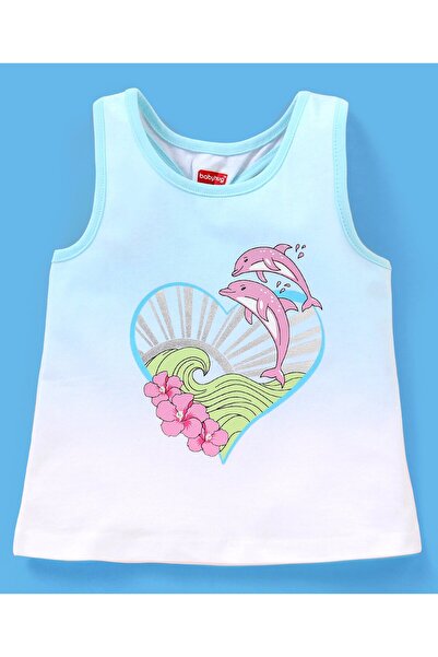 Babyhug تي شيرت بدون أكمام بتأثير أومبري من Babyhug مصنوع من القطن بنسبة 100%...