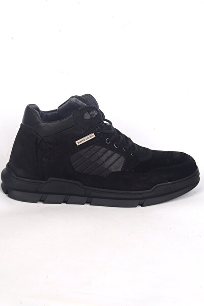 Pierre Cardin 382305 Vip Exclus Lace-up Μαύρες Ανδρικές Μπότες με Μαύρη Ορθοπ...