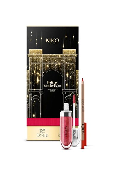 Kiko Holiday Wonderlights Gloss Me Up Lips Gift Set 03 Red Smile