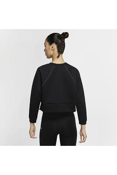 Nike Blúzka Nike Pro Luxe Crew, čierna, dámska