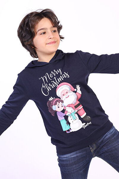 Toontoy Φούτερ Unisex Παιδικό Καλά Χριστούγεννα με τύπωμα