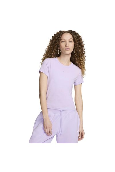 Nike Tričko Nike W Sportswear Chill Knit, Fialová, Dámské