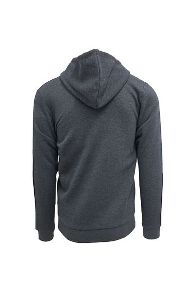 adidas Kapucňa adidas Essentials Fleece s 3 prúžkami, šedá, pánska