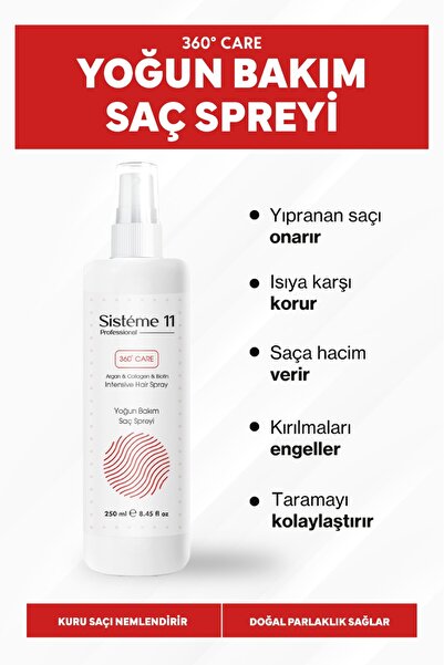 Sistéme 11 Sisteme 11 Yoğun Bakım Saç Spreyi 250 ml