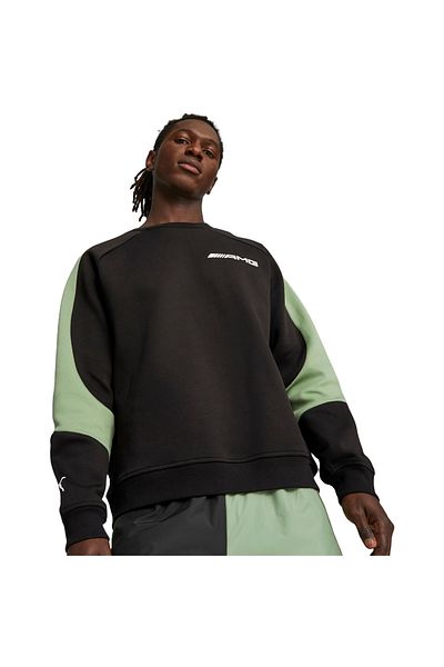 Puma Černá pánská halenka s výstřihem Puma Amg