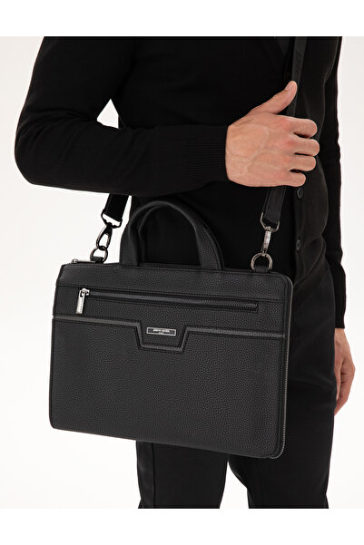 Pierre Cardin حقيبة رجالية سوداء 50305679-VR046