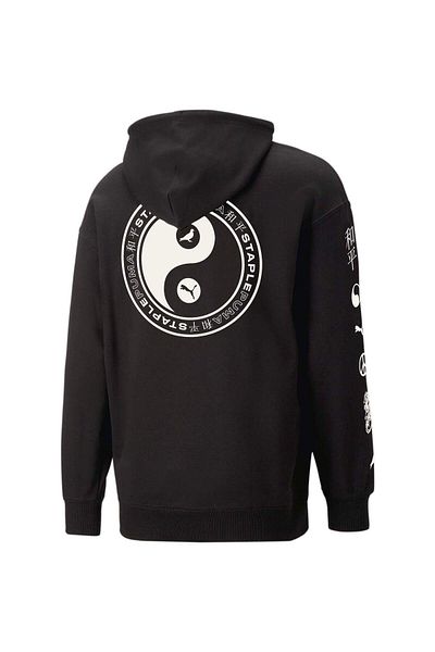 Puma Κουκούλα Puma X Staple Graphic Hoodie Tr, Μαύρο, Ανδρικό