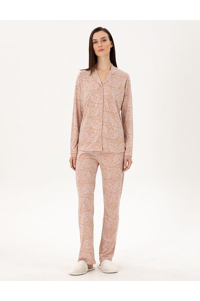 Pierre Cardin Mink Shirt Pajama Set 50311260-575