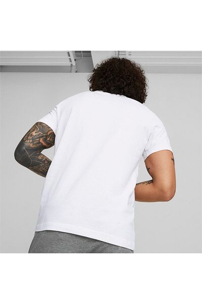 Puma T-shirt Puma Essentials, Λευκό, Ανδρικό