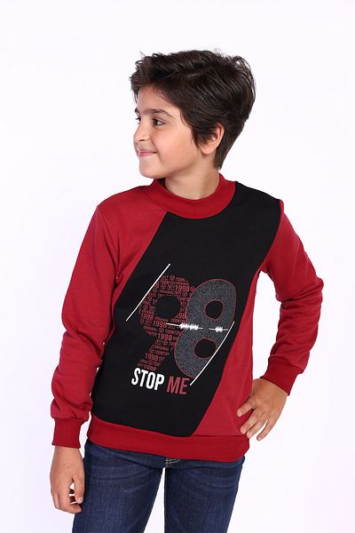 Toontoy Boy's Printed Sweatshirt