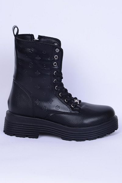 Pierre Cardin 52403 Черни дамски ботуши с мотив
