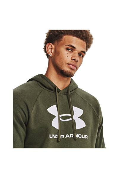 Under Armour Hood Under Armour Rival Fleece Logo Hd, Green, Men