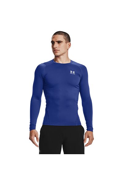 Under Armour Halenka Under Armour HeatGear Armor Comp LS, Modrá, Pánské