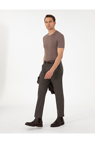 Pierre Cardin Kahverengi Slim Fit Kumaş Pantolon 50292959-VR029