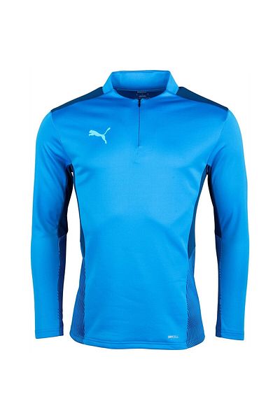 Puma Modré pánské halenky Puma Teamcup 14 na zip