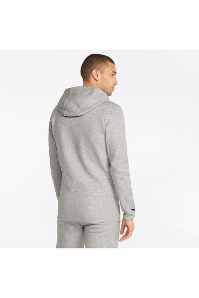 Puma Pánská mikina s kapucí Puma Teamfinal Casuals Hoodie, šedá