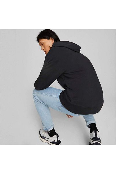 Puma Hood Puma Classics Relaxed Hoodie Tr, Μαύρο, Ανδρικό