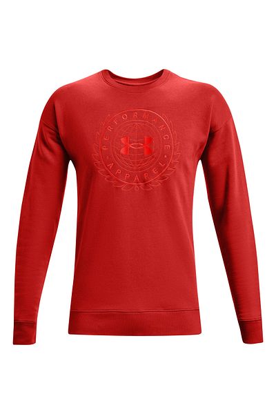 Under Armour Μπλούζα Under Armour Ua Rival Alma Mater, Orange, Men
