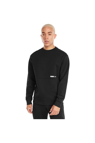 Puma Halenka Puma Rad Cal Crew, Černá, Pánská