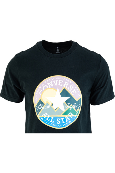 Converse T-shirt Converse Coastal Remix, Μαύρο, Ανδρικό